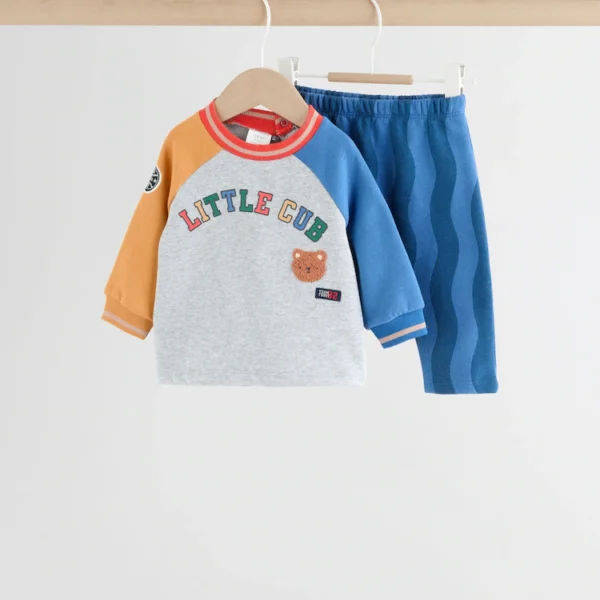 Bright Little Cub Baby Sweat Top and Joggers Set
