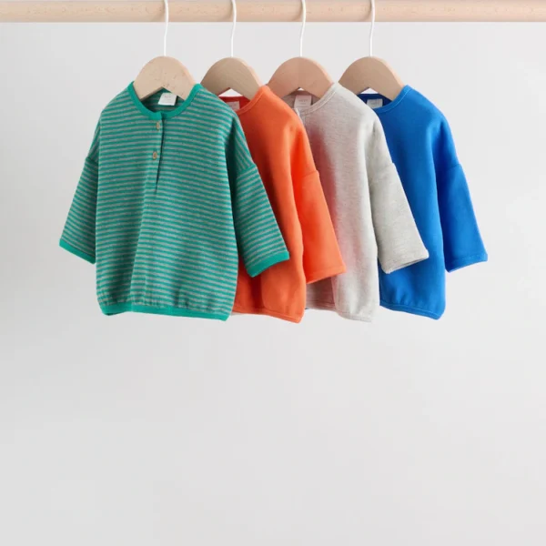 Bright Baby Long Sleeve T-Shirts – Pack of 4